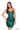 Cocktail Dresses Short Homecoming Knot Cocktail Dress Emerald