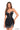 Cocktail Dresses Short Homecoming Slit Cocktail Dress Black/Silver