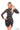 Cocktail Dresses Beaded Short Long Sleeve Fitted Cocktail Dress Black/Multi