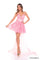 Cocktail Dresses A Line Short Homecoming Overskirt Cocktail Dress Pink