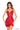 Cocktail Dresses Fitted Short Floral Lace Cocktail Dress Red