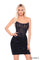 Cocktail Dresses Beaded Short Homecoming Fitted Cocktail Dress Black/Bright Royal Fuchsia