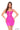 Cocktail Dresses 3D Floral Short Cocktail Fitted Dress Fuchsia