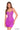 Cocktail Dresses 3D Floral Short Cocktail Fitted Dress Purple