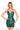 Cocktail Dresses Short Fitted 3D Floral Sequin Cocktail Dress Emerald