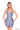 Cocktail Dresses Short Fitted 3D Floral Sequin Cocktail Dress Periwinkle
