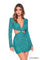 Cocktail Dresses Fitted Long Sleeve Short Cocktail Dress Jade
