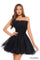 Cocktail Dresses Homecoming A Line Short Cocktail Dress Black