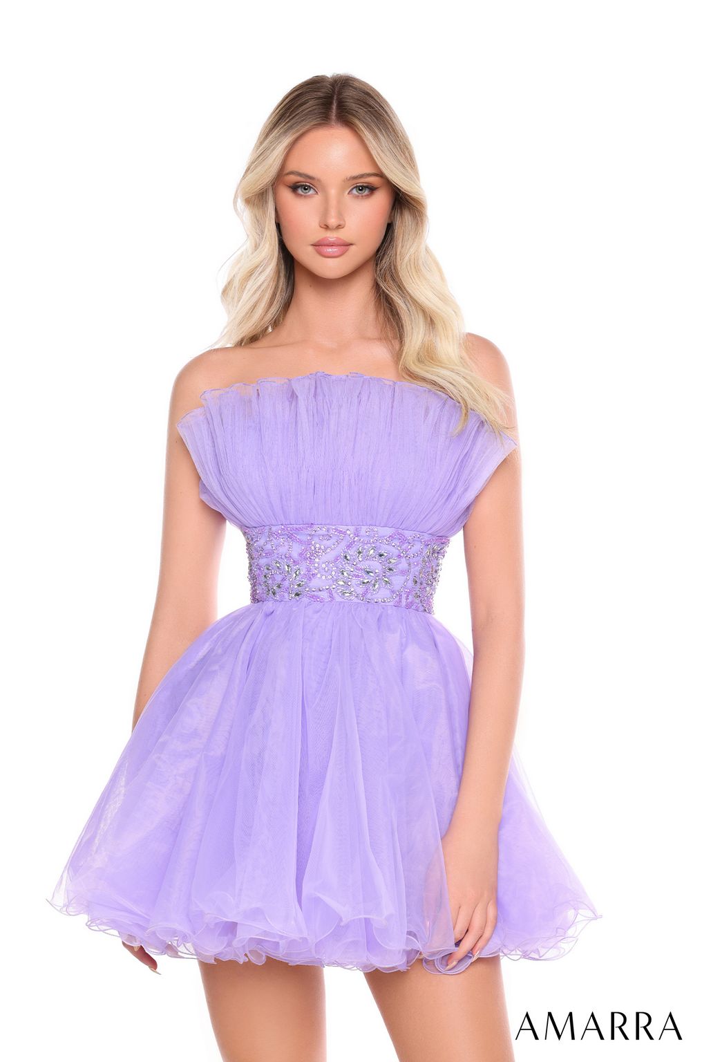 Amarra 88038 Homecoming A Line Short Cocktail Dress