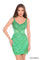 Cocktail Dresses Homecoming Short Fitted Sequin Cocktail Dress Electric Lime
