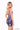 Cocktail Dresses Fitted Short Floral Beaded Cocktail Dress Black/Multi