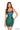 Cocktail Dresses Fitted Short Floral Beaded Cocktail Dress Emerald