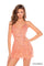 Cocktail Dresses Short Fringe Beaded Homecoming Cocktail Dress Dreamsicle/Electric Coral
