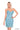 Cocktail Dresses Fitted Short Fringe Cocktail Dress Light Blue/Electric Blue
