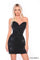Cocktail Dresses Short Homecoming Beaded Cocktail Dress Black/Black