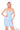 Cocktail Dresses Short Floral A Line Cocktail Dress Light Blue