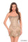 Cocktail Dresses Sequin Short Beaded Cocktail Dress Gold