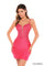 Cocktail Dresses Short Homecoming Fitted Cocktail Dress Hot Coral