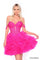 Cocktail Dresses Short Fitted A Line Cocktail Dress Neon Pink