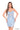 Cocktail Dresses Short Slit Fitted Cocktail Dress Light Blue