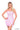 Cocktail Dresses Short Slit Fitted Cocktail Dress Light Pink