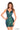 Cocktail Dresses Fitted Sequin Print Homecoming Short Cocktail Dress Emerald