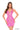Cocktail Dresses Fitted Sequin Print Homecoming Short Cocktail Dress Neon Pink