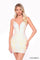 Cocktail Dresses Homecoming Short Sequin Cocktail Dress Light Yellow