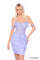 Cocktail Dresses Short Floral Cocktail Dress Periwinkle