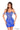 Cocktail Dresses Short Floral Cocktail Dress Royal Blue