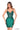 Cocktail Dresses A Line Fitted Beaded Cocktail Dress Emerald