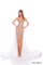 Prom Dresses Long Fitted Evening Formal Overskirt Prom Dress Nude/Silver/White
