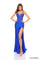 Prom Dresses Long Fitted Formal Beaded Slit Prom Dress Royal Blue