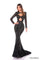 Prom Dresses Long Fitted Evening Prom Dress Black/Gold
