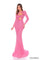 Prom Dresses Long Fitted Evening Prom Dress Bright Pink