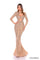 Prom Dresses Long Fitted Evening Prom Dress Nude/Gold/Silver