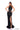 Prom Dresses Long Fitted Beaded Slit Prom Dress  Black/Mercury/Gunmetal