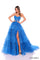 Prom Dresses Long Beaded A Line Ruffle Prom Dress Peacock