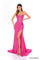 Prom Dresses Fitted Long Evening Prom Dress Fuchsia