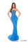 Prom Dresses Beaded Mermaid Long Prom Dress Peacock