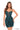 Cocktail Dresses Short A Line Fitted Cocktail Dress Black/Jade