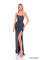 Prom Dresses Long Slit Fitted Beaded Prom Dress Twilight
