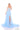 Prom Dresses Beaded Long Glitter Metallic Prom Dress Light Blue