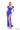 Prom Dresses Ruffle Floral Long Sequin Prom Dress Bright Royal