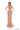 Prom Dresses Long Fitted Beaded Slit Prom Dress  Nude/Gold