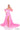 Prom Dresses Fitted Puff Sleeve Long Beaded Prom Dress Candy Pink