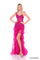 Prom Dresses Long A Line Floral Prom Dress Bright Fuchsia