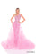 Prom Dresses Long Beaded Tiered Mermaid Prom Dress Candy Pink