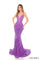 Prom Dresses Mermaid Fit Long Formal Beaded Prom Dress Purple