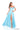 Prom Dresses Long Ball Gown 3D Floral Applique Slit Prom Dress Turquoise